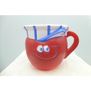 Vintage 1969 Pillsbury Funny Face Choo Choo Cherry Red Plastic Cup Mug 3" D12